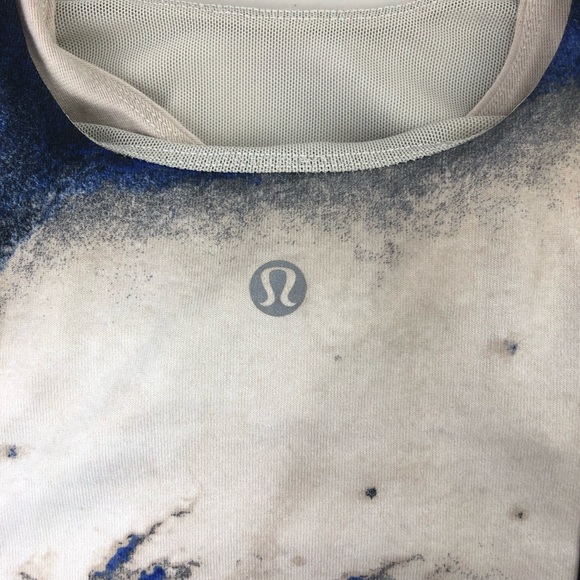 Lululemon Wholehearted Tank 6 Built In Bra Luon Milky Way - Picture 8 of 9